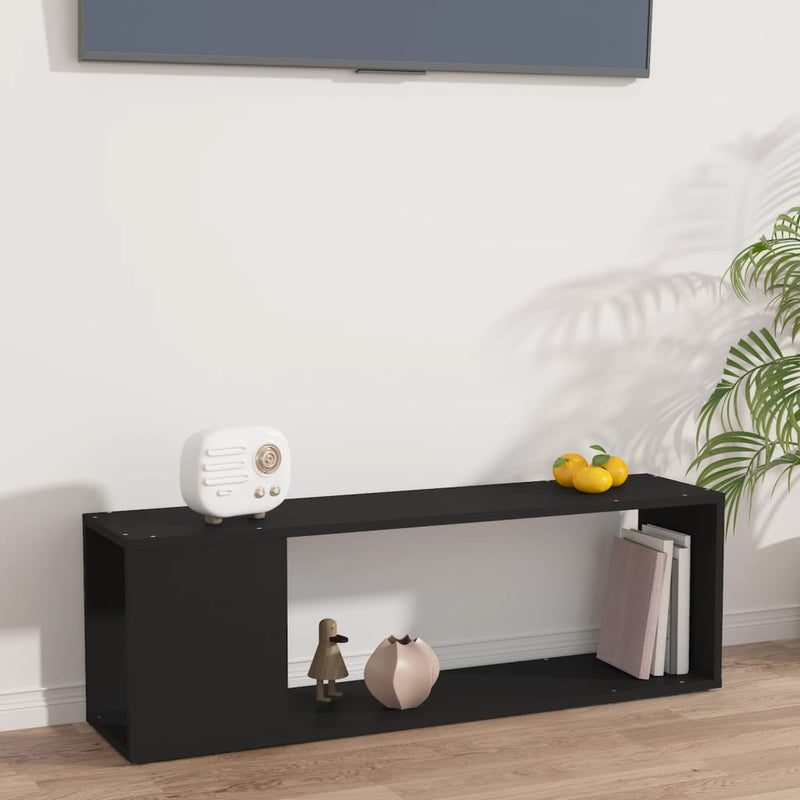 TV Cabinet Black 100x24x32 cm Engineered Wood Payday Deals