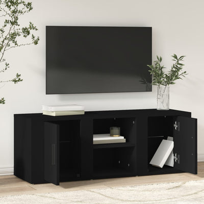 TV Cabinet Black 100x31.5x35 cm Engineered Wood Payday Deals