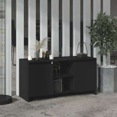 TV Cabinet Black 102x37.5x52.5 cm Engineered Wood