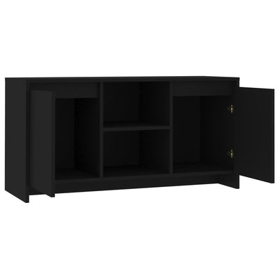 TV Cabinet Black 102x37.5x52.5 cm Chipboard Payday Deals