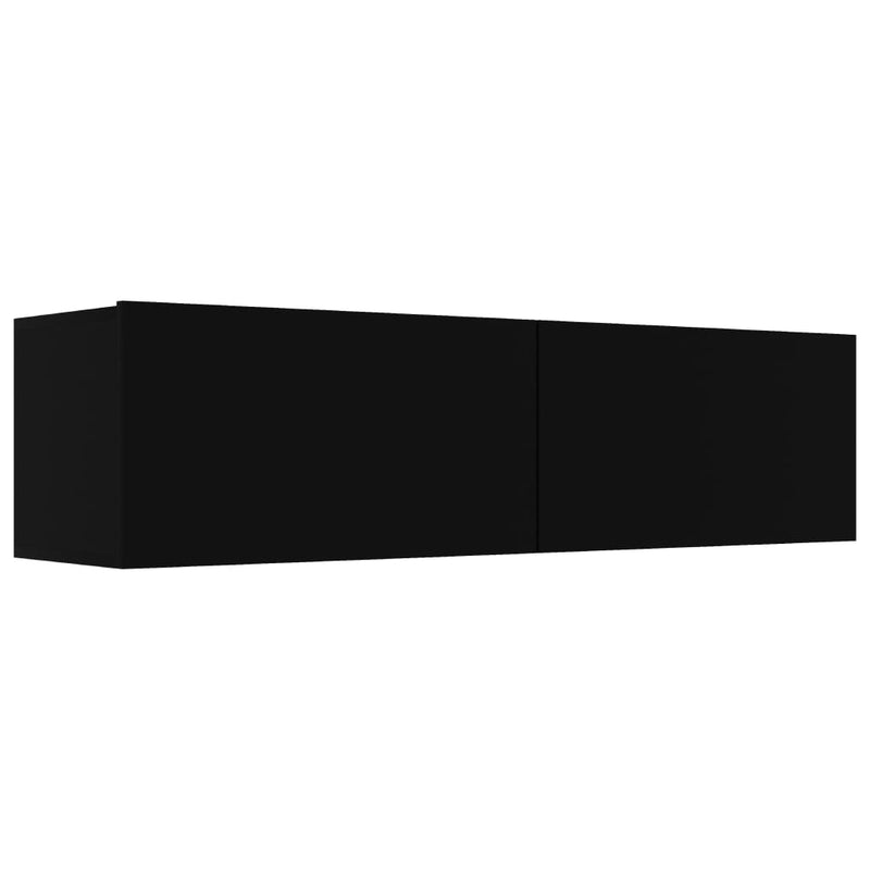 TV Cabinet Black 120x30x30 cm Engineered Wood Payday Deals