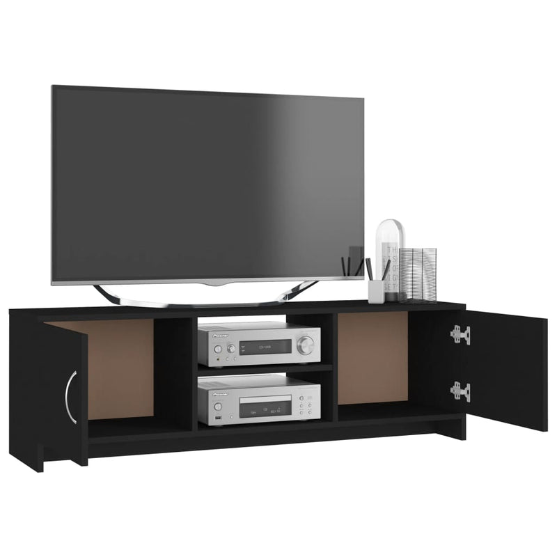 TV Cabinet Black 120x30x37.5 cm Engineered Wood Payday Deals