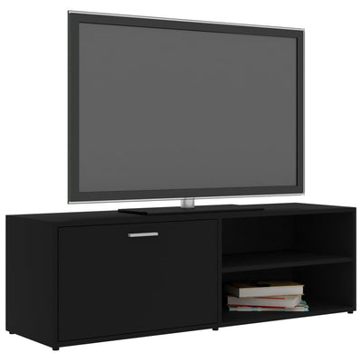 TV Cabinet Black 120x34x37 cm Chipboard Payday Deals