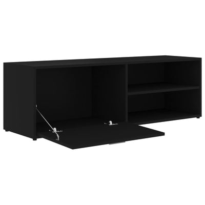 TV Cabinet Black 120x34x37 cm Chipboard Payday Deals