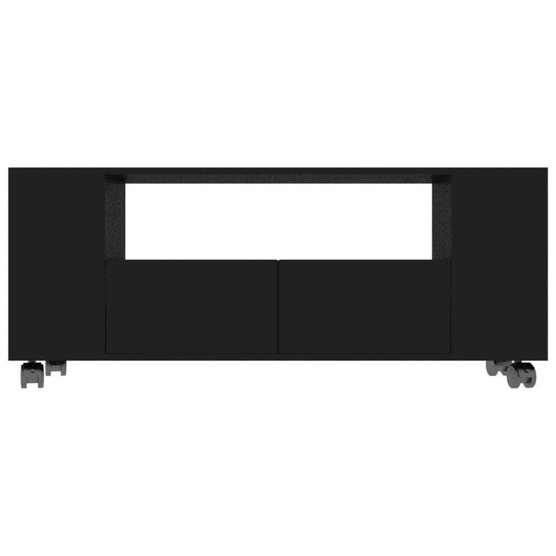 TV Cabinet Black 120x35x43 cm Engineered Wood