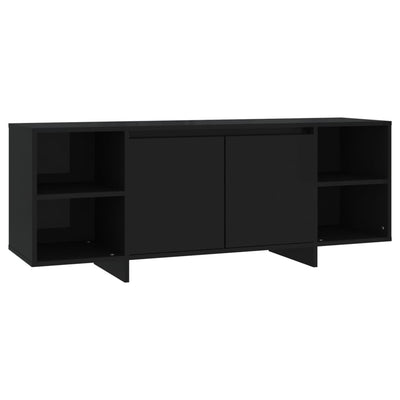 TV Cabinet Black 130x35x50 cm Engineered Wood Payday Deals