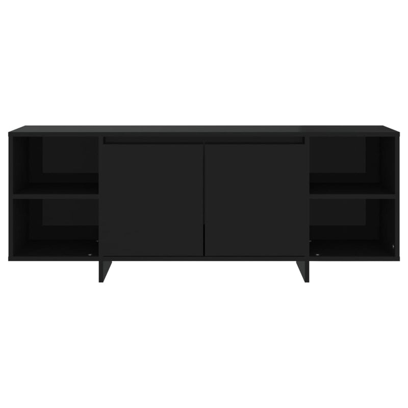 TV Cabinet Black 130x35x50 cm Engineered Wood Payday Deals