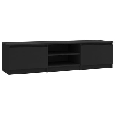 TV Cabinet Black 140x40x35.5 cm Engineered Wood Payday Deals