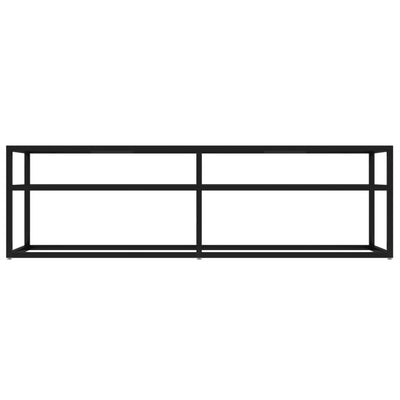 TV Cabinet Black 140x40x40.5 cm Tempered Glass Payday Deals