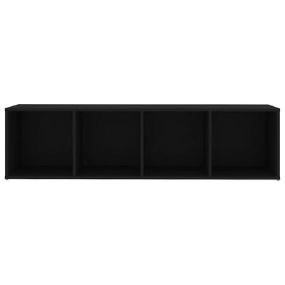 TV Cabinet Black 142.5x35x36.5 cm Engineered Wood Payday Deals