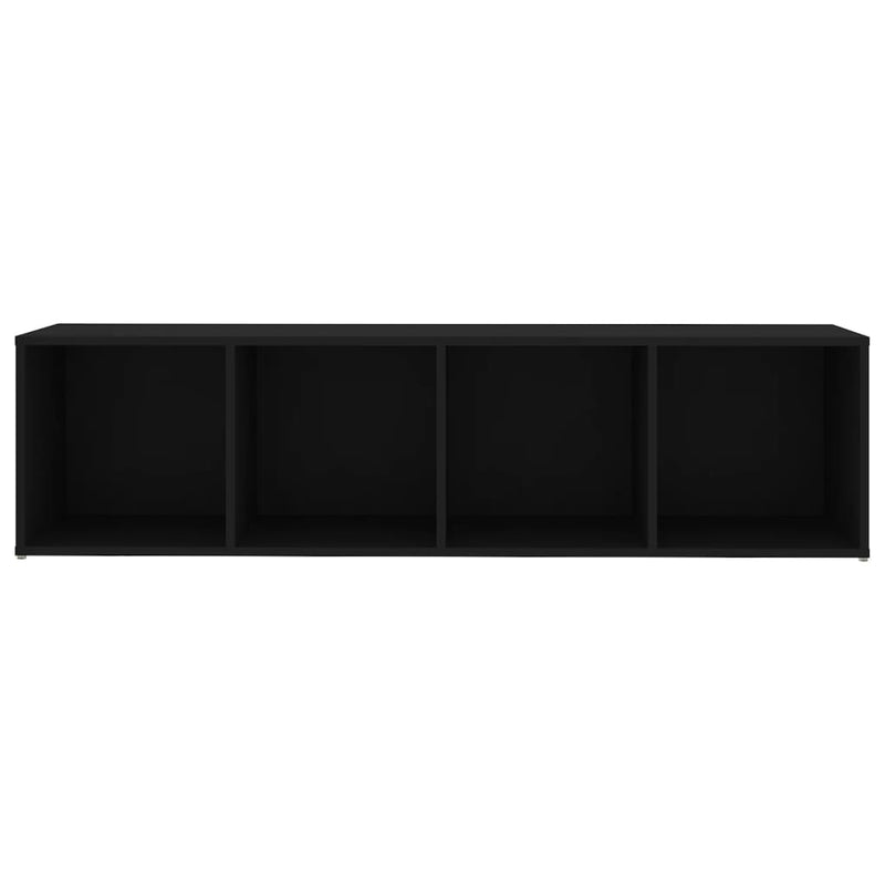 TV Cabinet Black 142.5x35x36.5 cm Engineered Wood Payday Deals