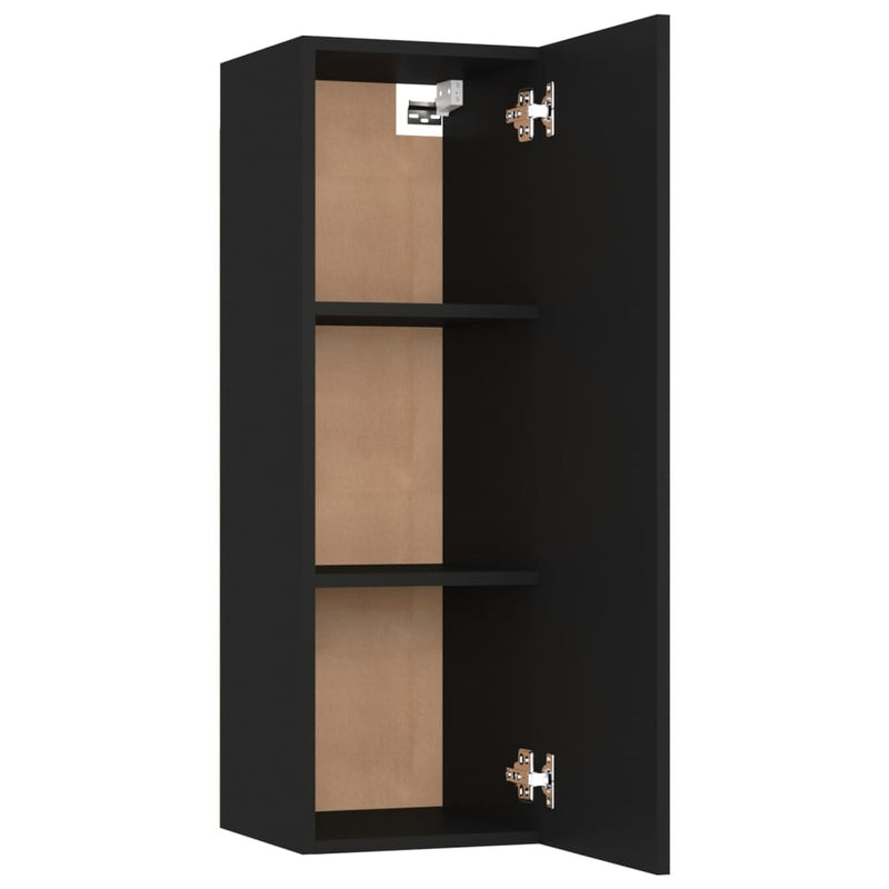 TV Cabinet Black 30.5x30x90 cm Engineered Wood Payday Deals