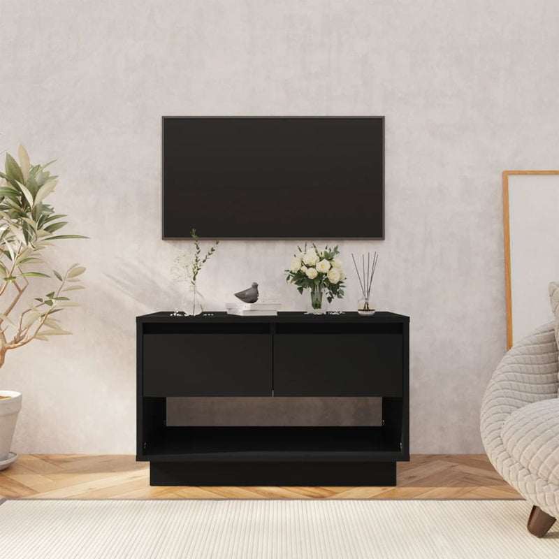 TV Cabinet Black 70x41x44 cm Engineered Wood Payday Deals