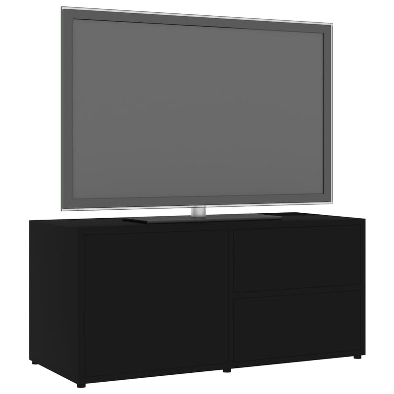 TV Cabinet Black 80x34x36 cm Engineered Wood Payday Deals