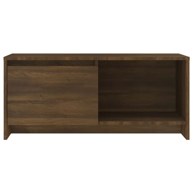 TV Cabinet Brown Oak 90x35x40 cm Engineered Wood Payday Deals
