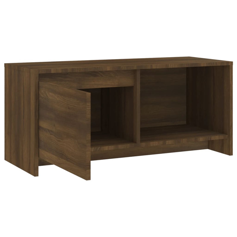 TV Cabinet Brown Oak 90x35x40 cm Engineered Wood Payday Deals