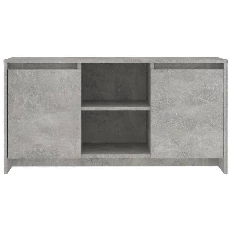 TV Cabinet Concrete Grey 102x37.5x52.5 cm Chipboard Payday Deals