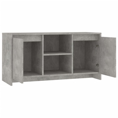 TV Cabinet Concrete Grey 102x37.5x52.5 cm Chipboard Payday Deals