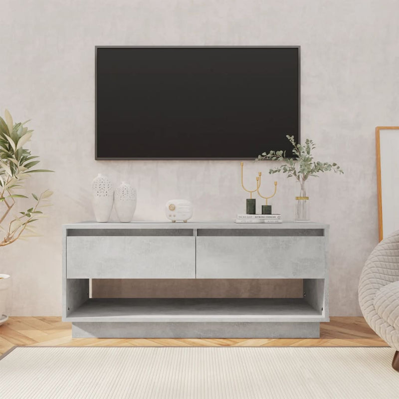 TV Cabinet Concrete Grey 102x41x44 cm Engineered Wood Payday Deals