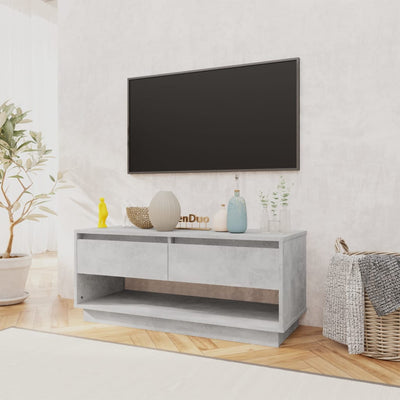 TV Cabinet Concrete Grey 102x41x44 cm Engineered Wood Payday Deals