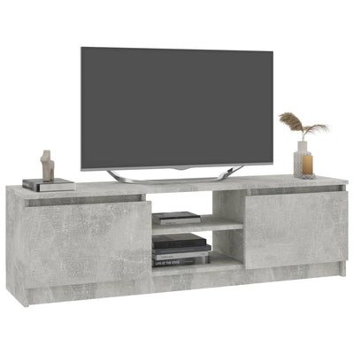 TV Cabinet Concrete Grey 120x30x35.5 cm Engineered Wood Payday Deals