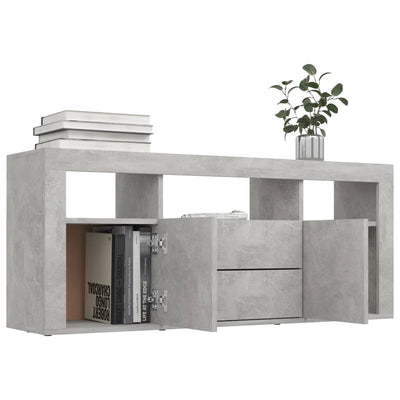 TV Cabinet Concrete Grey 120x30x50 cm Engineered Wood Payday Deals