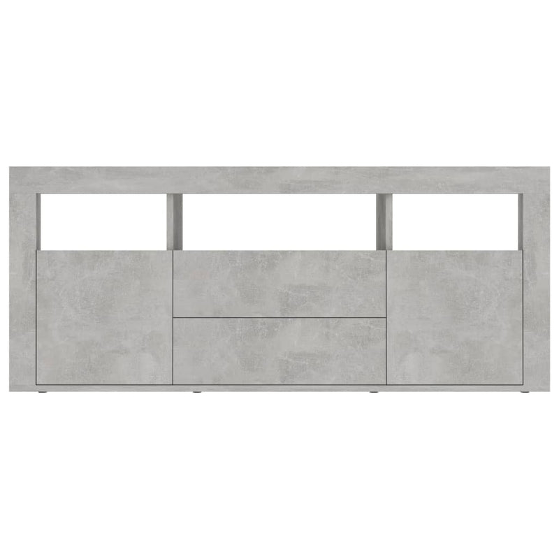 TV Cabinet Concrete Grey 120x30x50 cm Engineered Wood Payday Deals