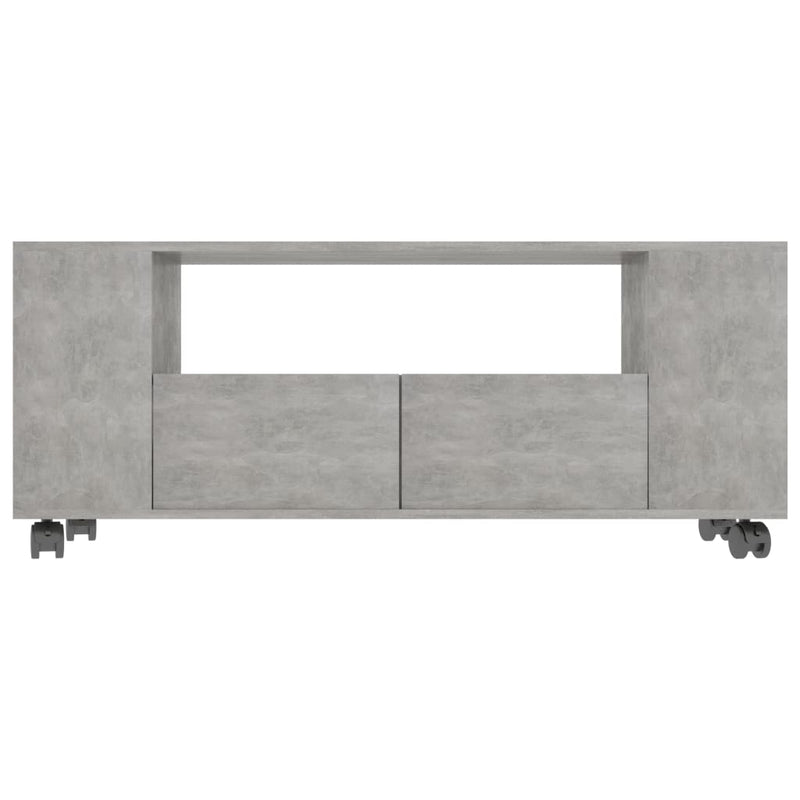 TV Cabinet Concrete Grey 120x35x43 cm Engineered Wood Payday Deals