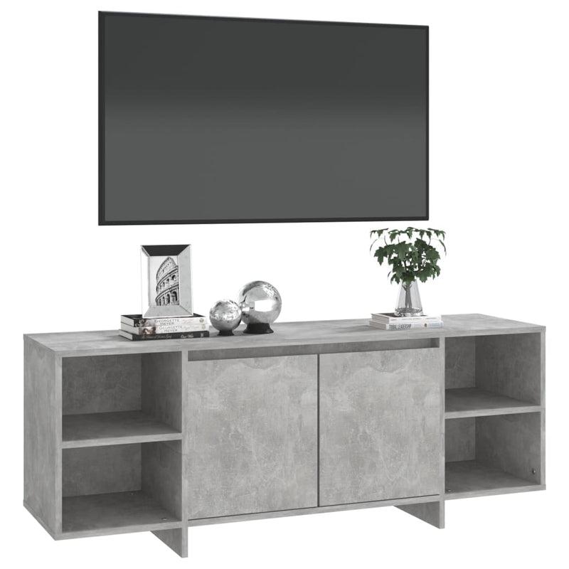 TV Cabinet Concrete Grey 130x35x50 cm Engineered Wood Payday Deals