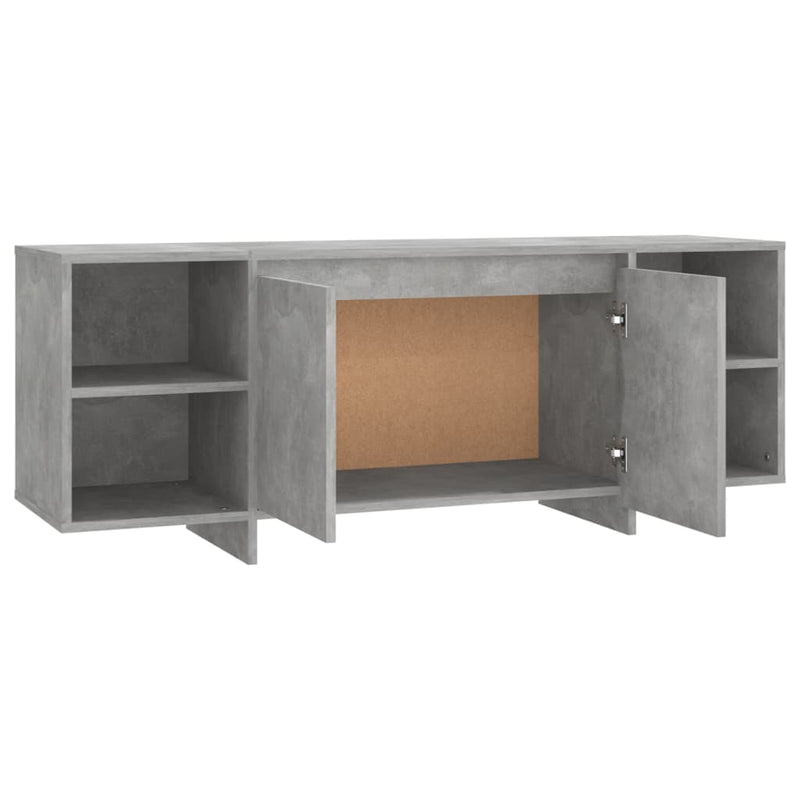 TV Cabinet Concrete Grey 130x35x50 cm Engineered Wood Payday Deals