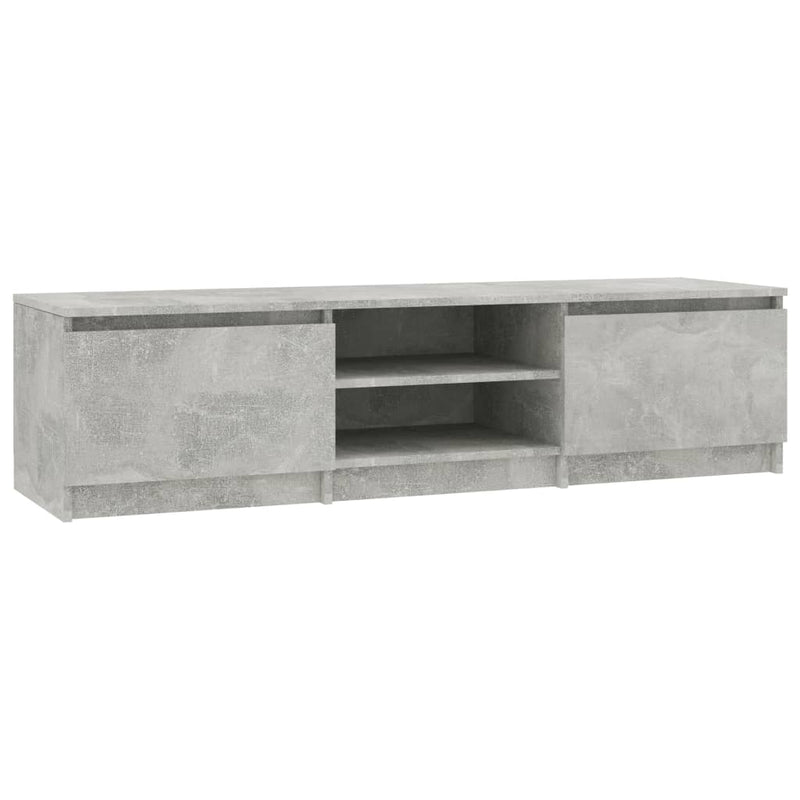 TV Cabinet Concrete Grey 140x40x35.5 cm Engineered Wood Payday Deals