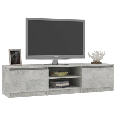 TV Cabinet Concrete Grey 140x40x35.5 cm Engineered Wood Payday Deals