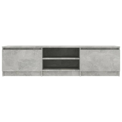 TV Cabinet Concrete Grey 140x40x35.5 cm Engineered Wood Payday Deals