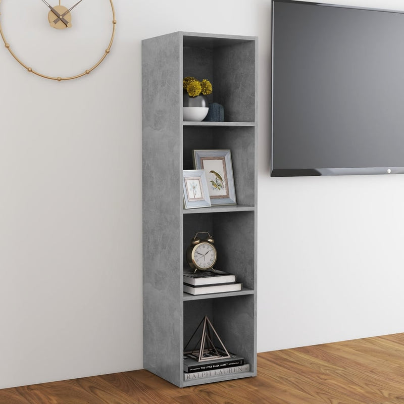 TV Cabinet Concrete Grey 142.5x35x36.5 cm Engineered Wood Payday Deals