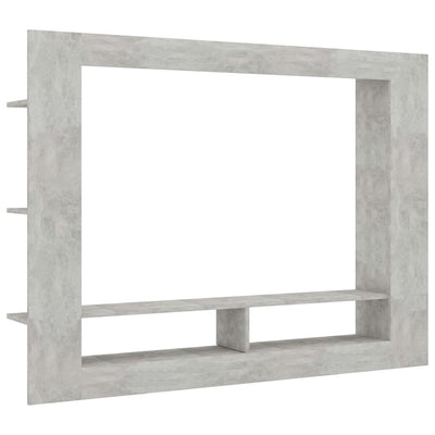 TV Cabinet Concrete Grey 152x22x113 cm Engineered Wood Payday Deals