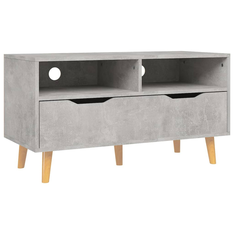 TV Cabinet Concrete Grey 90x40x48.5 cm Engineered Wood Payday Deals