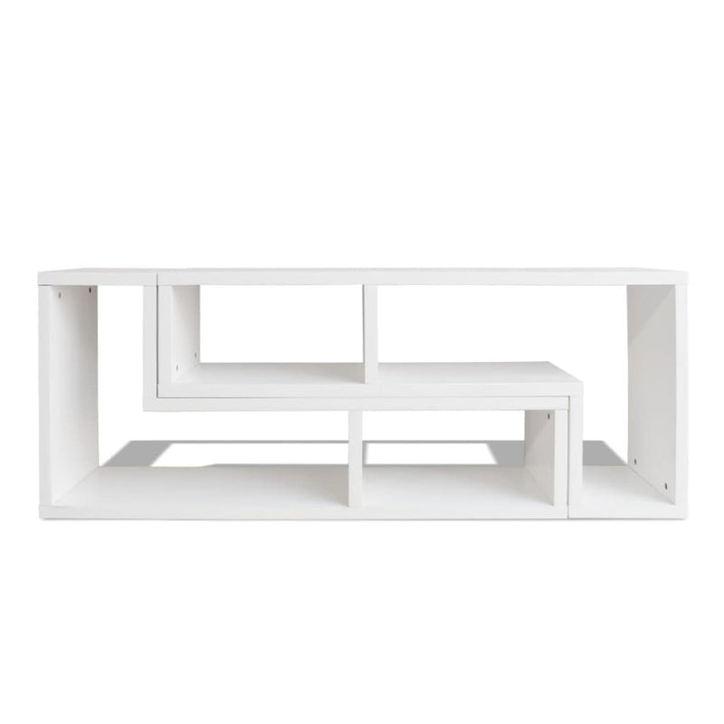 TV Cabinet Double L-Shaped White Payday Deals