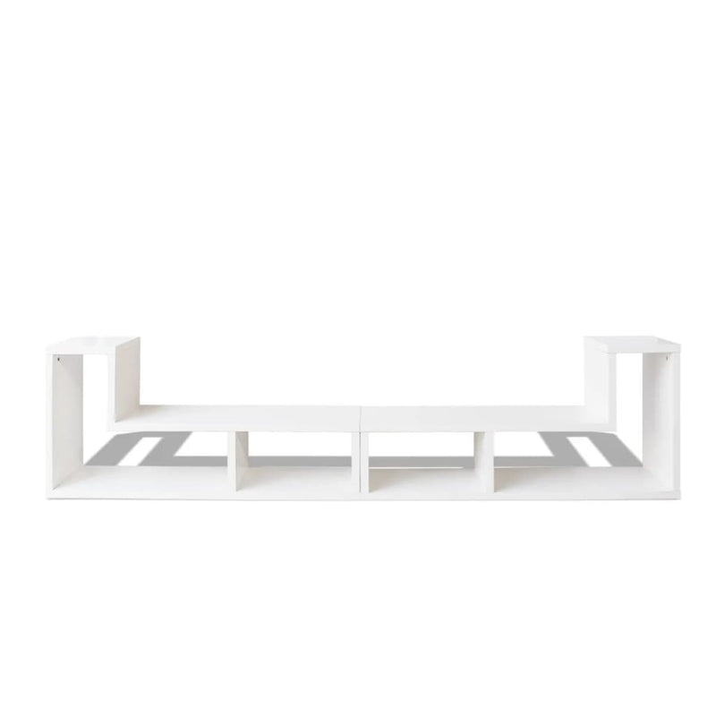 TV Cabinet Double L-Shaped White Payday Deals