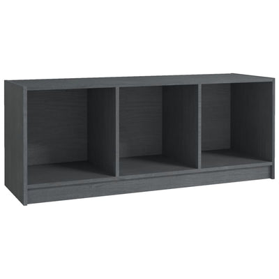 TV Cabinet Grey 104x33x41 cm Solid Pinewood Payday Deals