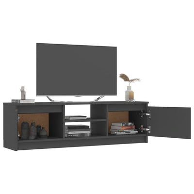 TV Cabinet Grey 120x30x35.5 cm Engineered Wood Payday Deals