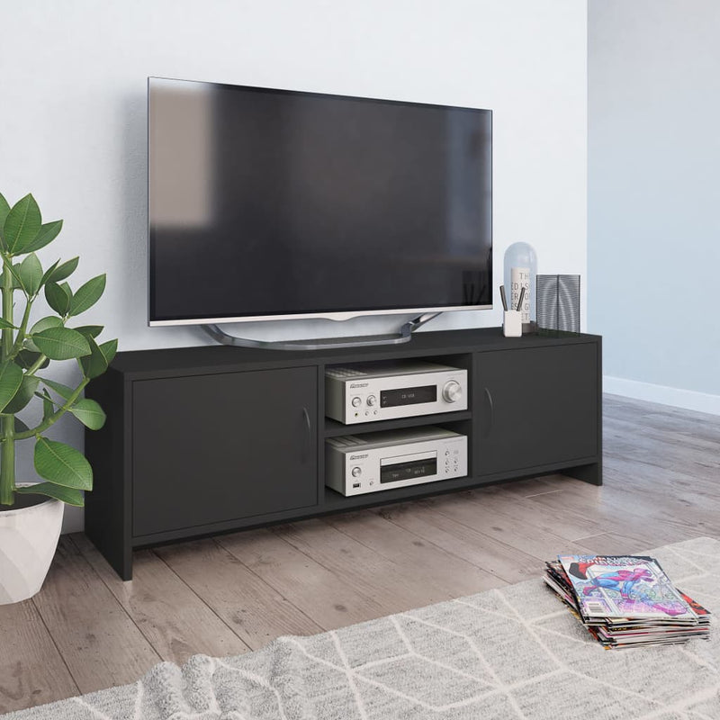 TV Cabinet Grey 120x30x37.5 cm Engineered Wood Payday Deals