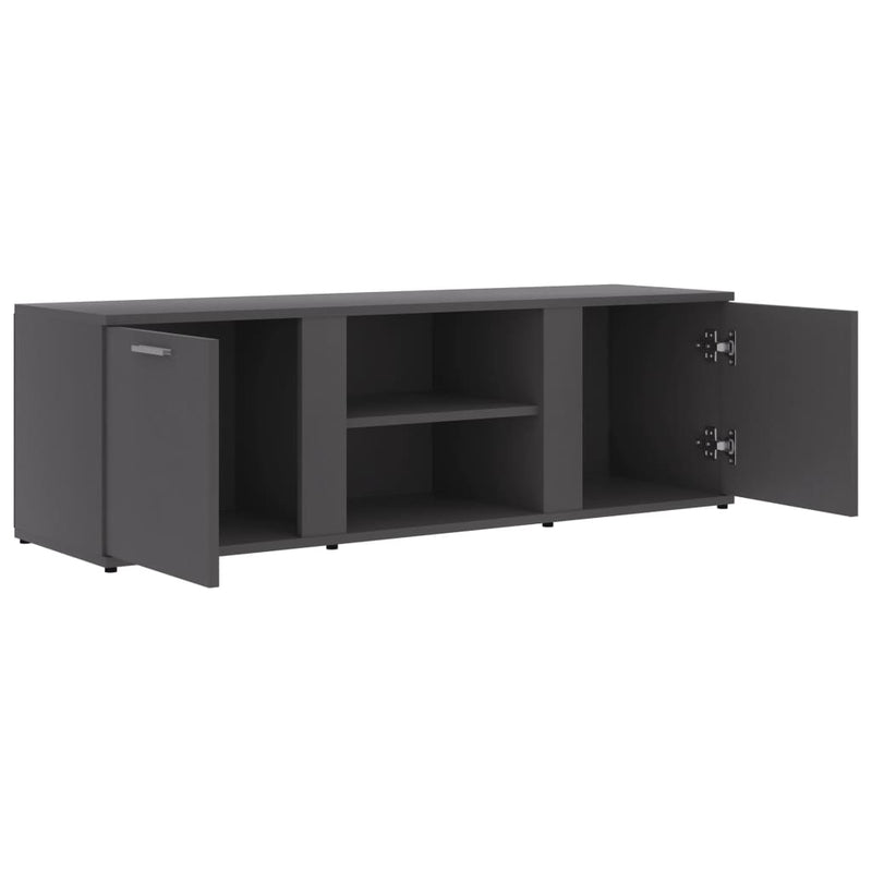 TV Cabinet Grey 120x34x37 cm Engineered Wood Payday Deals