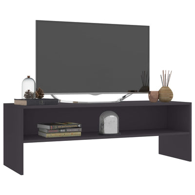 TV Cabinet Grey 120x40x40 cm Engineered Wood Payday Deals