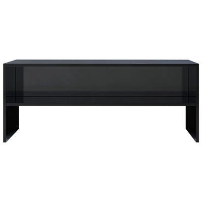 TV Cabinet High Gloss Black 100x40x40 cm Engineered Wood Payday Deals