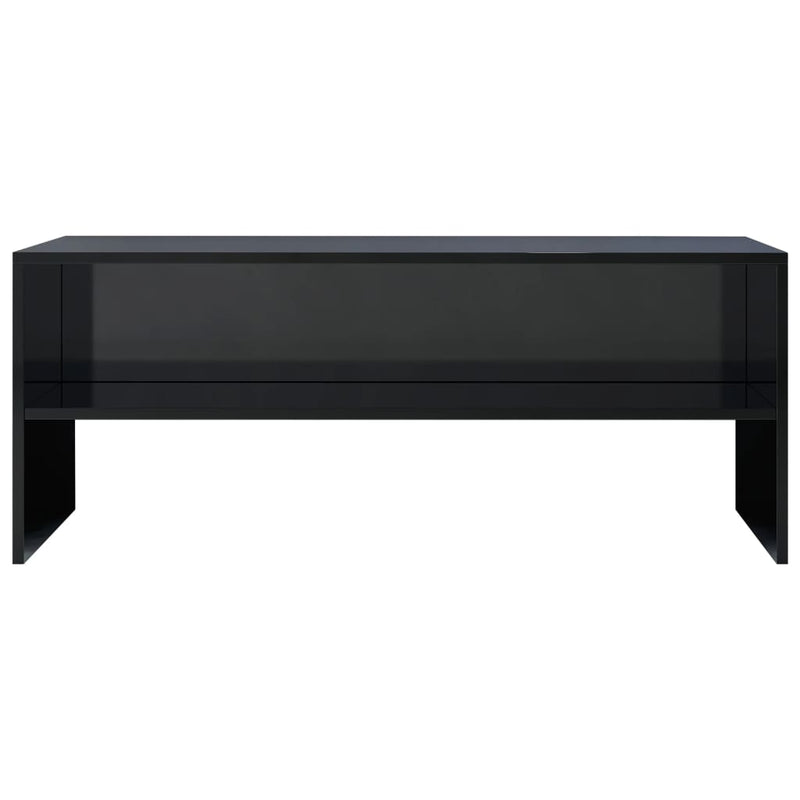 TV Cabinet High Gloss Black 100x40x40 cm Engineered Wood Payday Deals