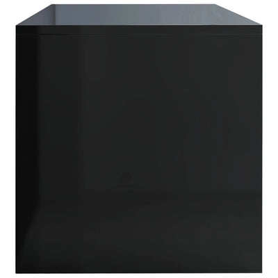 TV Cabinet High Gloss Black 100x40x40 cm Engineered Wood Payday Deals