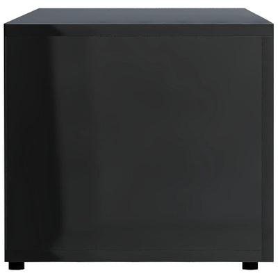 TV Cabinet High Gloss Black 120x34x30 cm Engineered Wood Payday Deals