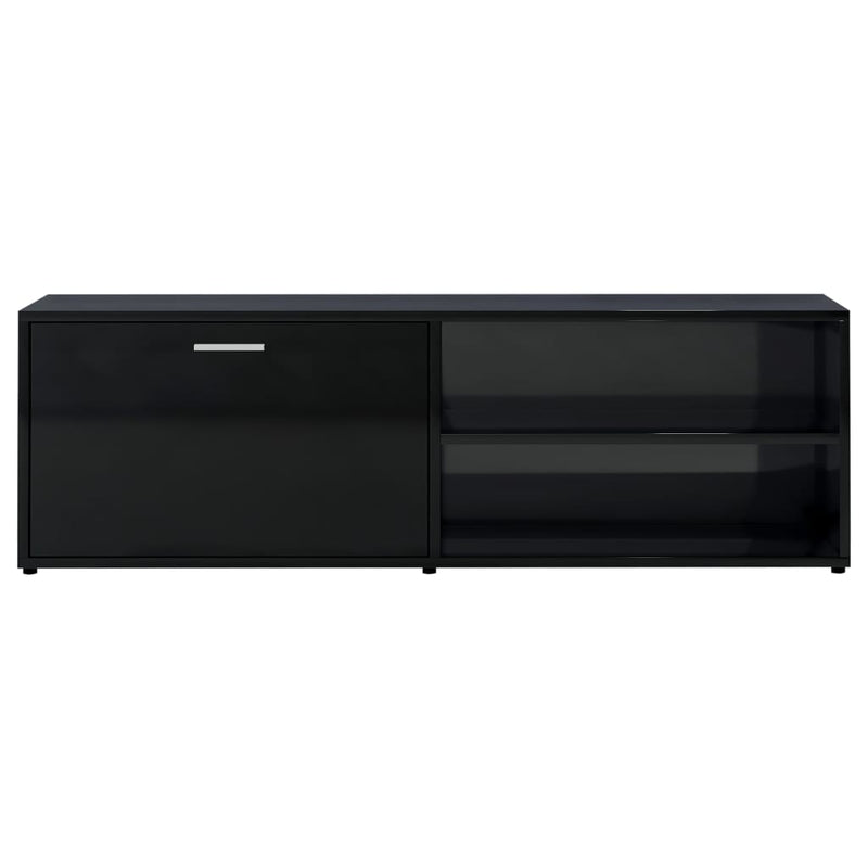 TV Cabinet High Gloss Black 120x34x37 cm Engineered Wood Payday Deals