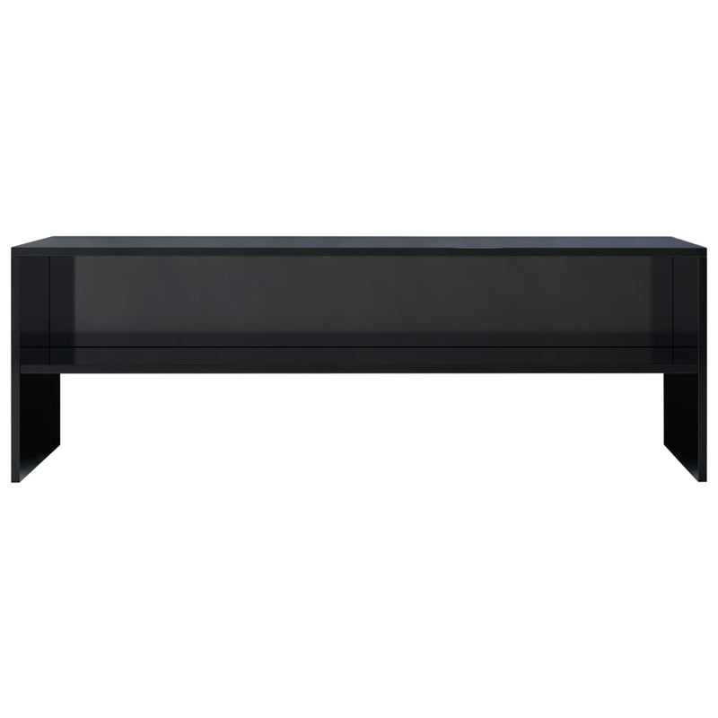 TV Cabinet High Gloss Black 120x40x40 cm Engineered Wood Payday Deals