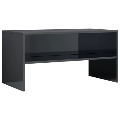 TV Cabinet High Gloss Black 80x40x40 cm Engineered Wood Payday Deals